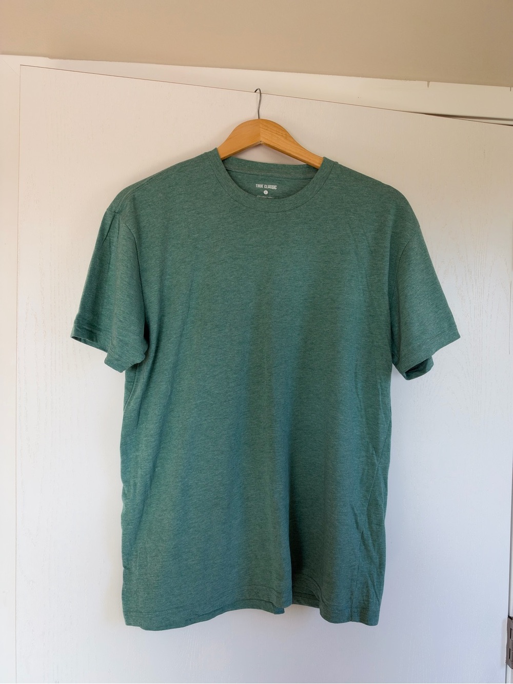 Men's Crew Neck Short Sleeve Tee - Heather Green
